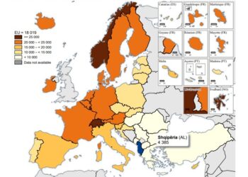 Eurostat: Të ardhurat e disponueshme të familjeve shqiptare janë më të ulëtat në Europë