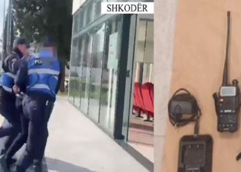 ‘Pushkë, radio policie dhe municione’, nuk iu bind policisë për ndalim, kapet 24- vjeçari në Shkodër
