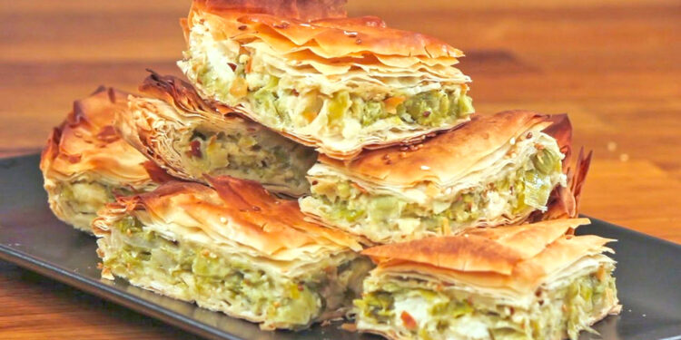 Receta e ditës, byrek me presh