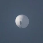 The suspected Chinese spy balloon spotted over the city of Billings in the state of Montana