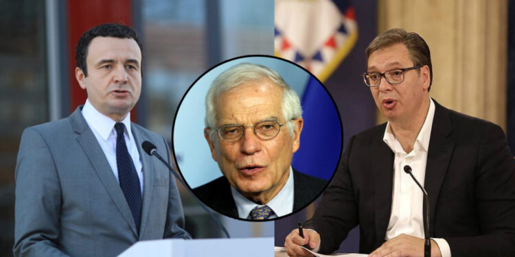 Përfaqësuesi i Lartë i BE, Josep Borrell fton Kurtin dhe Vuçiçin për bisedime në Bruksel