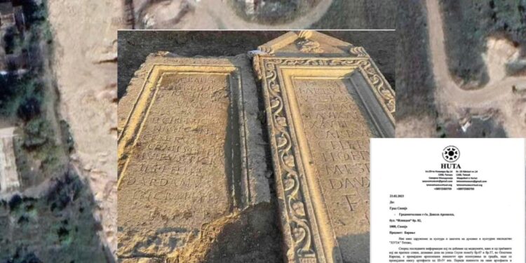 Gjenocid kulturor, hiqet pllaka antike “Dardanus”, për ndërtimin e një pallati privat në Maqedoninë e Veriut