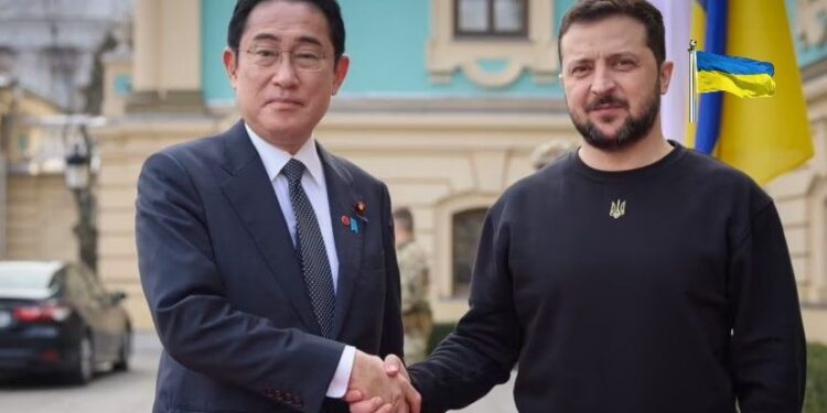 Kryeministri i Japonisë Kishida takim me Zelenskyn, ofron mbështetje për Ukrainën