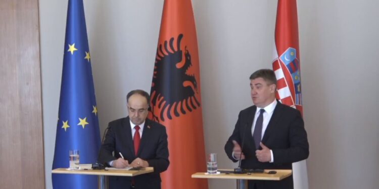 Presidenti kroat, “Duam Shqipërinë ta bëjmë pjesë të Evropës”