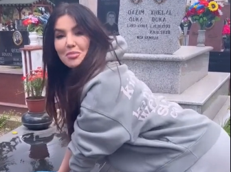 Si reaguan “të famshmit” me videon e Megi Pojanit te varrezat