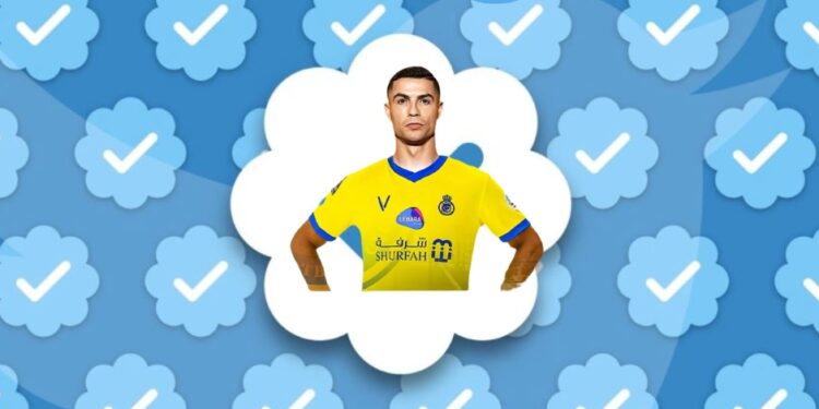 Ylli i Al Nassr CR7 pa “tick”-un e VIP-it në Twitter, heziton të paguajë 8 dollarë