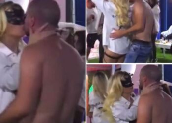 Tërbohet Kristi, shkëmben puthje në buzë me balerinën (Video)