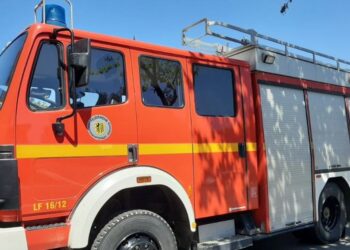 Elbasan – Bie zjarr në ambjentet e SHISH