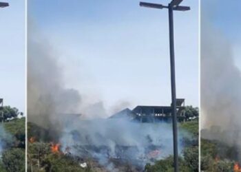 Vlorë – Bie zjarr pranë vendit të shenjtë 