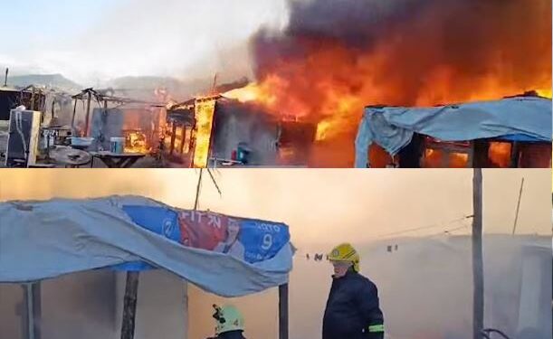 Përfshihen nga flakët barakat e komunitetit rom në Shkodër