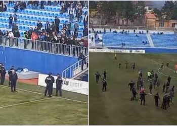 Sfida mes Kukësit dhe Erzenit u shndërrua në ‘arenë boksi’, kërcënojnë tifozët: Arbitrave ua dimë shtëpitë