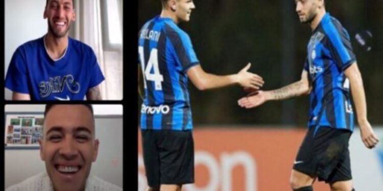 VIDEO/ “Ça bone zemra”, Asllani mëson Çalhanoglu të flasë shqip