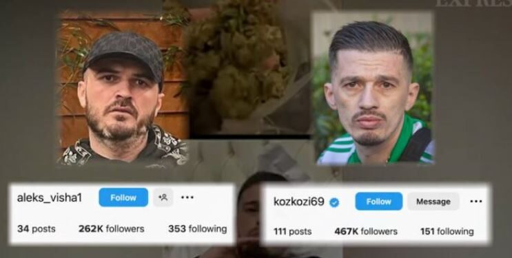 Media britanike investigim për Aleks Vishën dhe Kozakun: Ka ngritur perandori droge, përdorin audiencën në Tik Tok si…