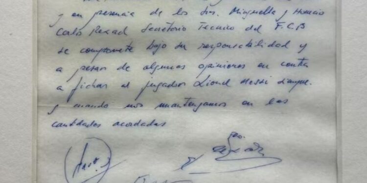 1 milion dollarë, shitet peceta e përdorur nga Barcelona për të nënshkruar me Lionel Messin