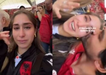 VIDEO/ Shqipëria barazoi me Kroacinë, vajza e Sylvinhos nuk mban dot lotët