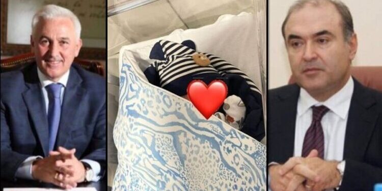 Vajza e Haxhinastos dhe djali i Nasip Naços bëhen prindër për herë të parë, ish-ministrat postojnë foton e nipit