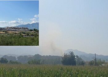 Zjarr në landfillin pranë inceneratorit të Elbasanit!