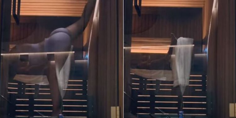 Momente intime, Ronaldo dhe partnerja e tij publikojnë video duke bërë streching në sauna