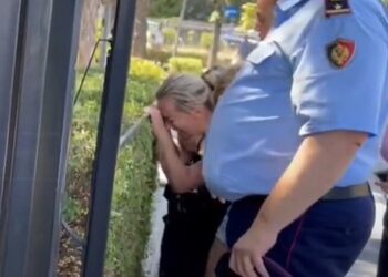 “O kafshë”, në gjendje të rënduar psikologjike motra e Egli Progës pret jashtë Gjykatës vrasësin e dyshuar të vëllait