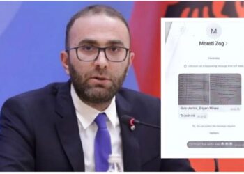 “Të jesh mirë…”/ Kërcënim? Bardhi publikon mesazhet me emrin e Ervis Martinajt që i mbërritën në telefon